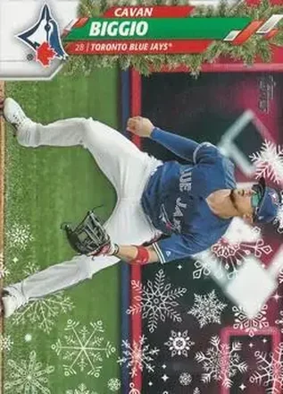 2020 Topps Holiday #HW4 - Cavan Biggio - Toronto Blue Jays