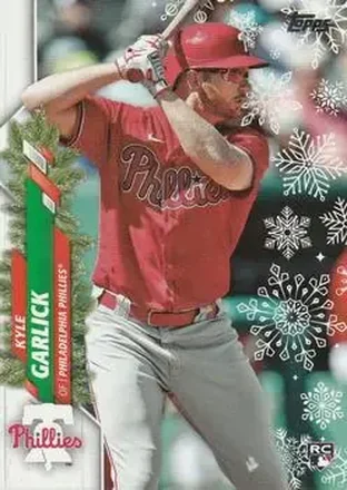 2020 Topps Holiday #HW5 - Kyle Garlick - Philadelphia Phillies