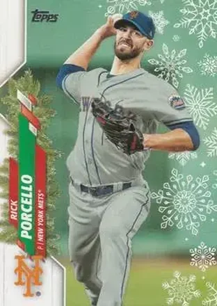 2020 Topps Holiday #HW7 - Rick Porcello - New York Mets