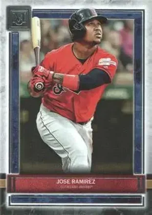 2020 Topps Museum Collection #4 - José Ramírez - Cleveland Indians