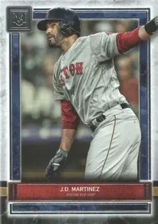 2020 Topps Museum Collection #7 - J.D. Martinez - Boston Red Sox