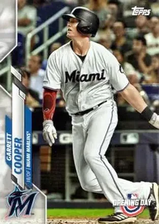 2020 Topps Opening Day #3 - Garrett Cooper - Miami Marlins