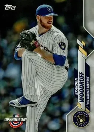 2020 Topps Opening Day #4 - Brandon Woodruff - Milwaukee Brewers