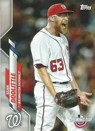 2020 Topps Opening Day #6 - Sean Doolittle - Washington Nationals