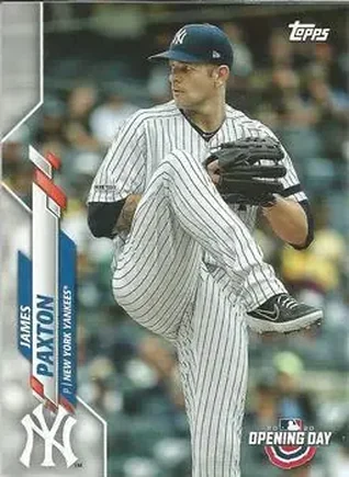 2020 Topps Opening Day #7 - James Paxton - New York Yankees