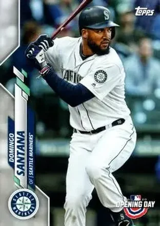 2020 Topps Opening Day #8 - Domingo Santana - Seattle Mariners