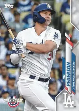 2020 Topps Opening Day #9 - Joc Pederson - Los Angeles Dodgers
