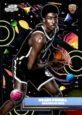 2025-26 Topps Chrome Cosmic #61 - Drake Powell - Brooklyn Nets 2025-26 Topps Chrome Cosmic #61 - Drake Powell - Brooklyn Nets