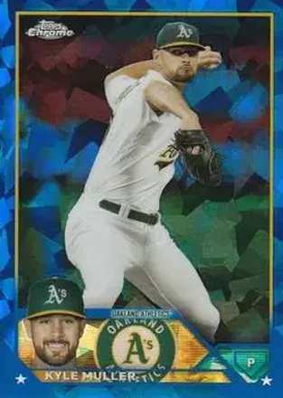 2023 Topps Chrome Update Sapphire Edition #USCS64 - Kyle Muller - Oakland Athletics