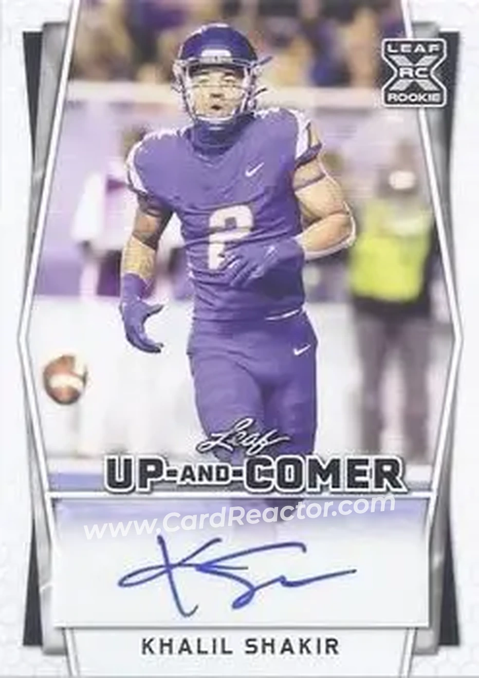 2022 Leaf Holiday Packs - Up-And-Comer #UC-KS1 - Khalil Shakir - Front