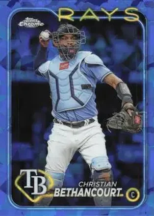 2024 Topps Chrome Sapphire Edition #96 - Christian Bethancourt - Tampa Bay Rays
