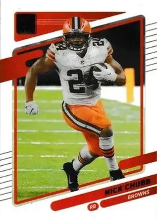 2021 Clearly Donruss #12 - Nick Chubb - Cleveland Browns