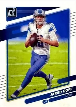 2021 Clearly Donruss #16 - Jared Goff - Detroit Lions