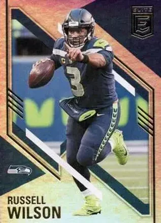 2021 Donruss Elite #13 - Russell Wilson - Seattle Seahawks