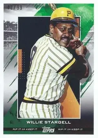 2020 Topps Rip #3 - Willie Stargell - Pittsburgh Pirates