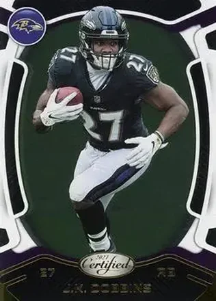 2021 Panini Certified #14 - J.K. Dobbins - Baltimore Ravens