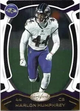 2021 Panini Certified #15 - Marlon Humphrey - Baltimore Ravens