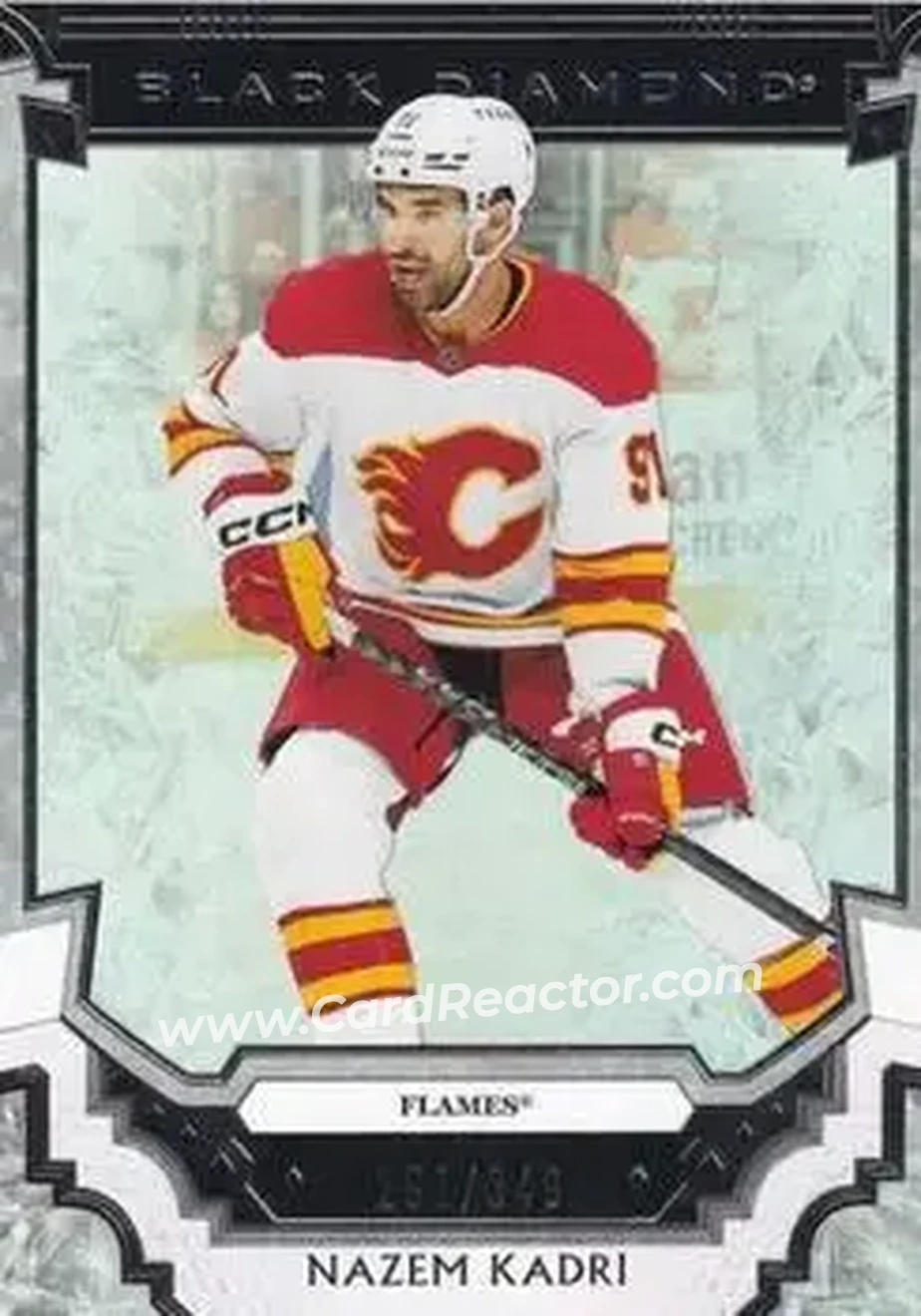 2023-24 Upper Deck Black Diamond #BDB-NK - Nazem Kadri - Calgary Flames - Front