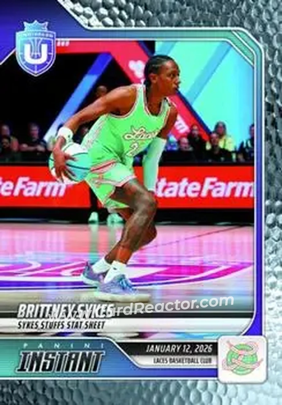 2026 Panini Instant Unrivaled #15 - Brittney Sykes - Laces - Front