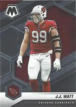 2021 Panini Mosaic #12 - J.J. Watt - Arizona Cardinals