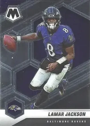 2021 Panini Mosaic #19 - Lamar Jackson - Baltimore Ravens