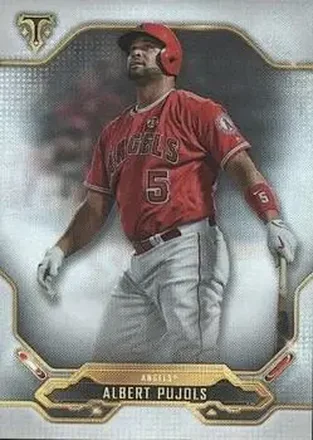 2020 Topps Triple Threads #2 - Albert Pujols - Los Angeles Angels