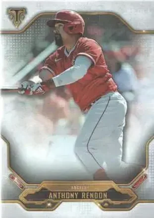 2020 Topps Triple Threads #4 - Anthony Rendon - Los Angeles Angels