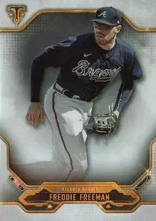 2020 Topps Triple Threads #5 - Freddie Freeman - Atlanta Braves