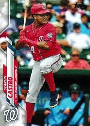 2020 Topps Update #U-5 - Starlin Castro - Washington Nationals
