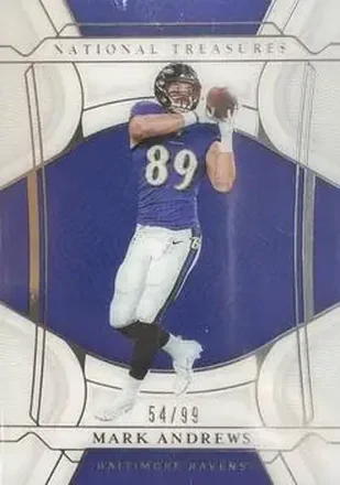 2021 Panini National Treasures #18 - Mark Andrews - Baltimore Ravens