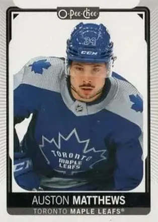 2021-22 O-Pee-Chee #7d - Auston Matthews - Toronto Maple Leafs
