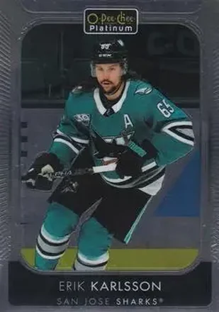 2021-22 O-Pee-Chee Platinum #11 - Erik Karlsson - San Jose Sharks