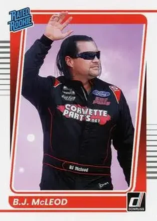 2022 Donruss #26 - B.J. McLeod - B.J. McLeod Motorsports