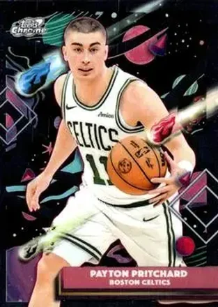 2025-26 Topps Chrome Cosmic #68 - Payton Pritchard - Boston Celtics