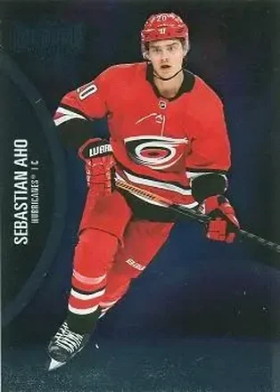 2021-22 SkyBox Metal Universe #11 - Sebastian Aho - Carolina Hurricanes