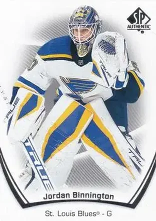 2021-22 SP Authentic #12 - Jordan Binnington - St. Louis Blues