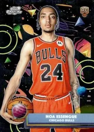 2025-26 Topps Chrome Cosmic #70 - Noa Essengue - Chicago Bulls