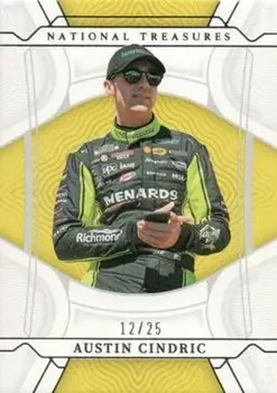 2022 Panini National Treasures #22 - Austin Cindric - Team Penske