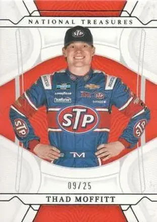 2022 Panini National Treasures #28 - Thad Moffitt - Reaume Brothers Racing