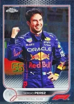 2022 Topps Chrome Formula 1 feature card