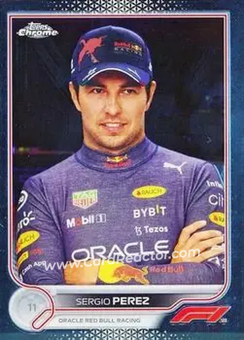 2022 Topps Chrome Formula 1 #24 - Sergio Perez - Oracle Red Bull Racing - Front
