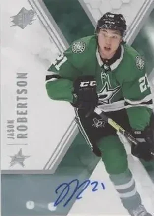2021-22 SPx - Autographs #21 - Jason Robertson - Dallas Stars