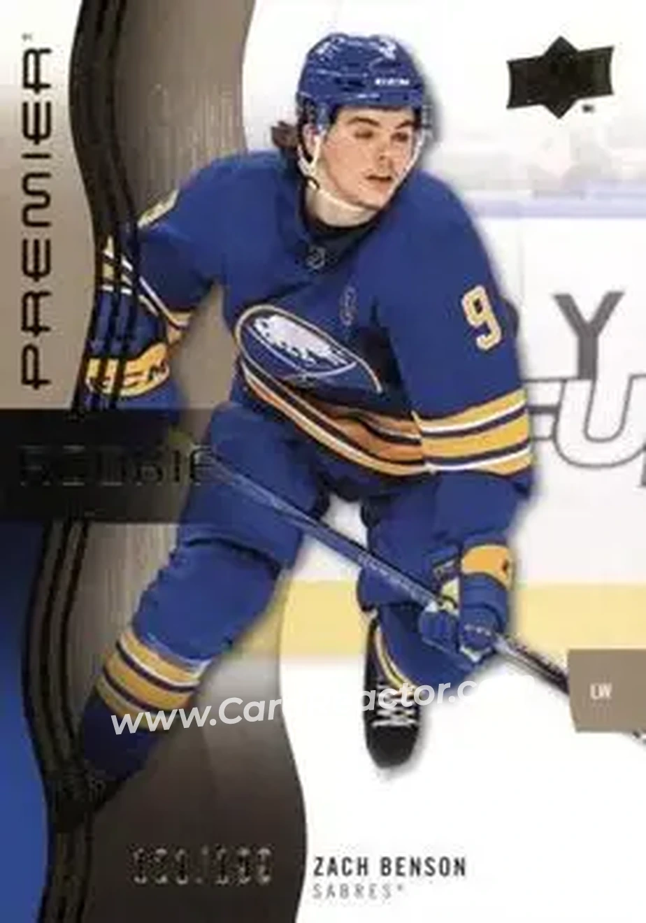 2023-24 Upper Deck Premier - Bronze #148 - Zach Benson - Buffalo Sabres - Front