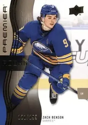 2023-24 Upper Deck Premier - Bronze #148 - Zach Benson - Buffalo Sabres