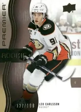 2023-24 Upper Deck Premier - Bronze #150 - Leo Carlsson - Anaheim Ducks