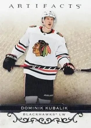 2021-22 Upper Deck Artifacts #15 - Dominik Kubalik - Chicago Blackhawks