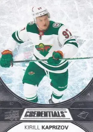 2021-22 Upper Deck Credentials #12 - Kirill Kaprizov - Minnesota Wild