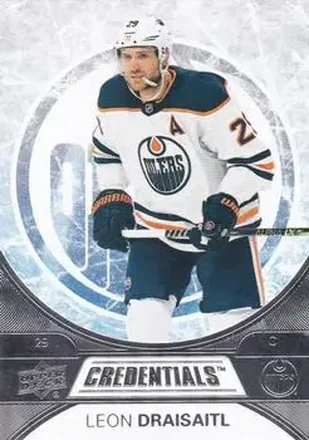 2021-22 Upper Deck Credentials #18 - Leon Draisaitl - Edmonton Oilers