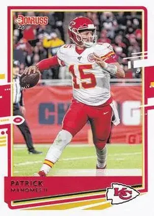 2020 Donruss #1 - Patrick Mahomes II - Kansas City Chiefs