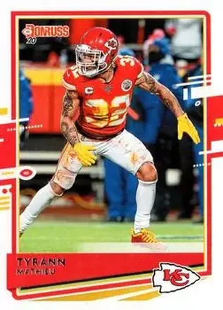 2020 Donruss #4 - Tyrann Mathieu - Kansas City Chiefs